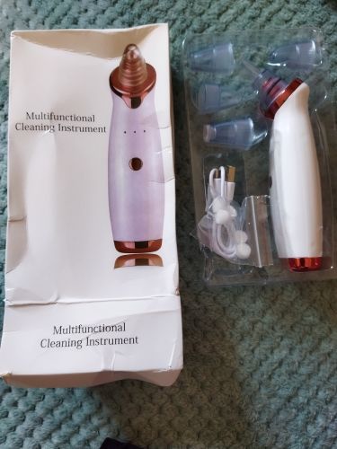 Customer photo review of Electric USB Rechargeable Blackhead and Pore Remover - (FREE DELIVERY)