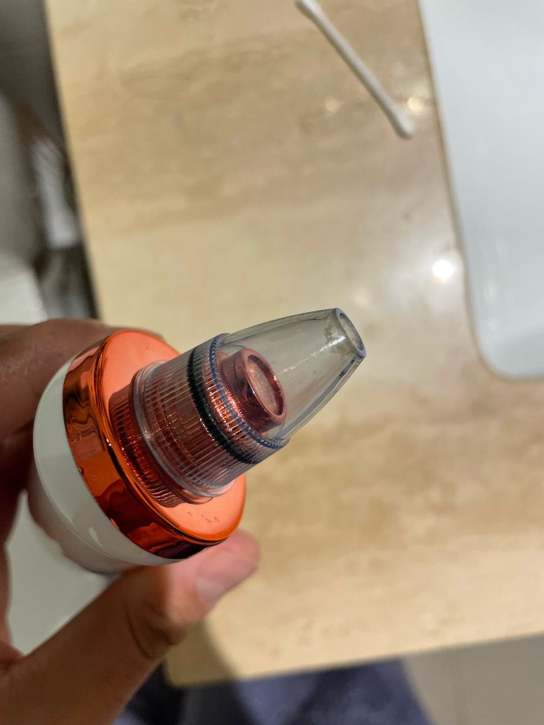 Customer photo review of Electric USB Rechargeable Blackhead and Pore Remover - (FREE DELIVERY)