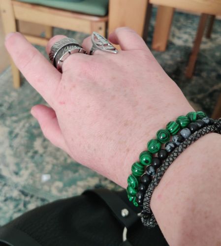 Customer photo review of "Turtle" tracking bracelet
