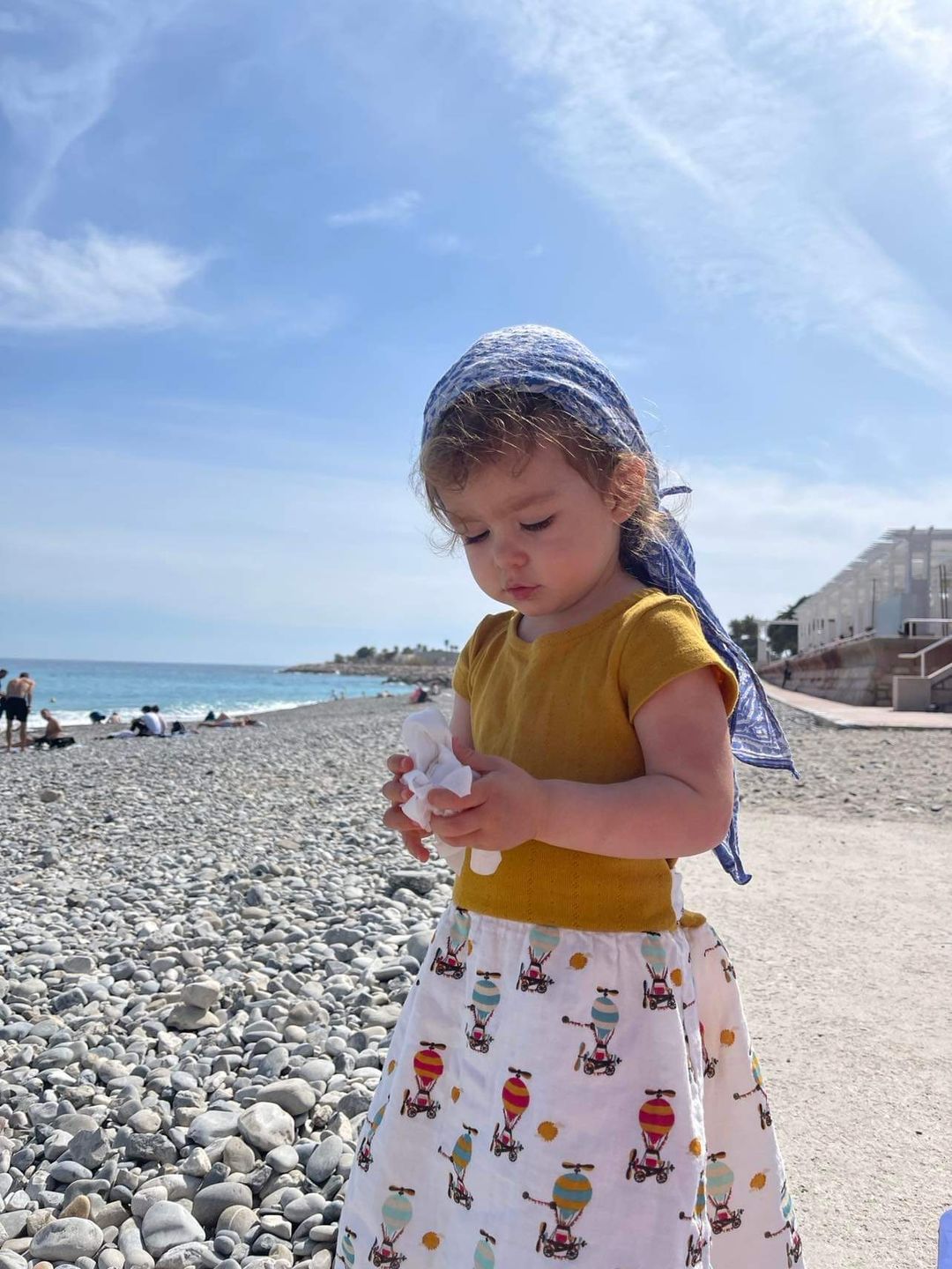Customer photo review of Take To The Skies Organic Button Through Dress