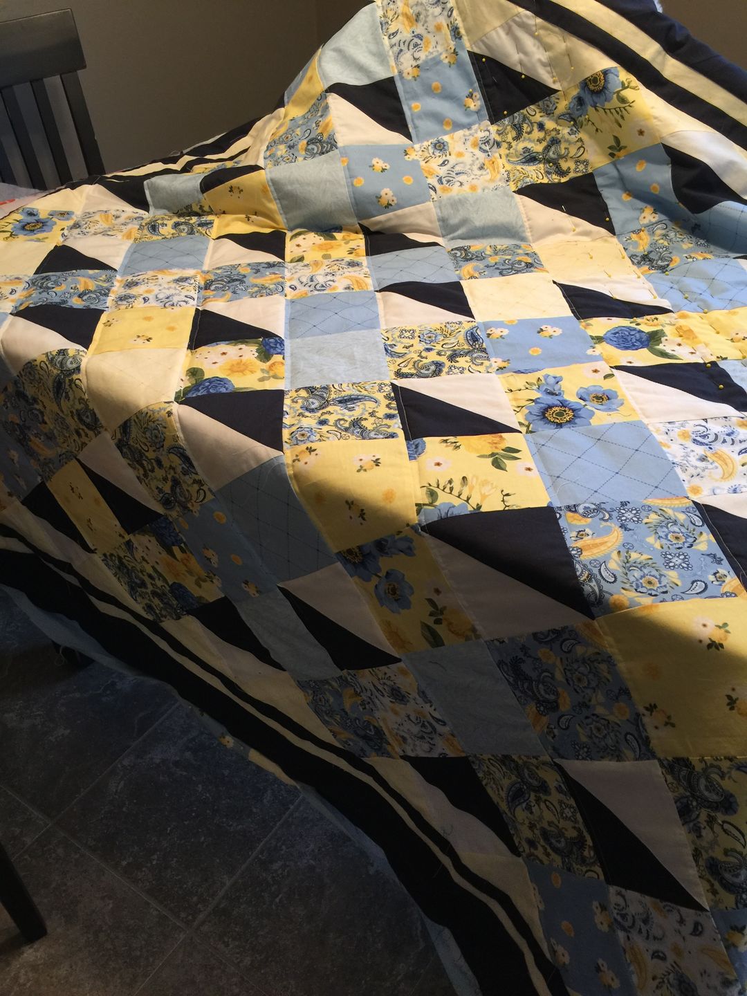 Customer photo review of True Fabrics - Sunshine Blooms - Precut Fabric