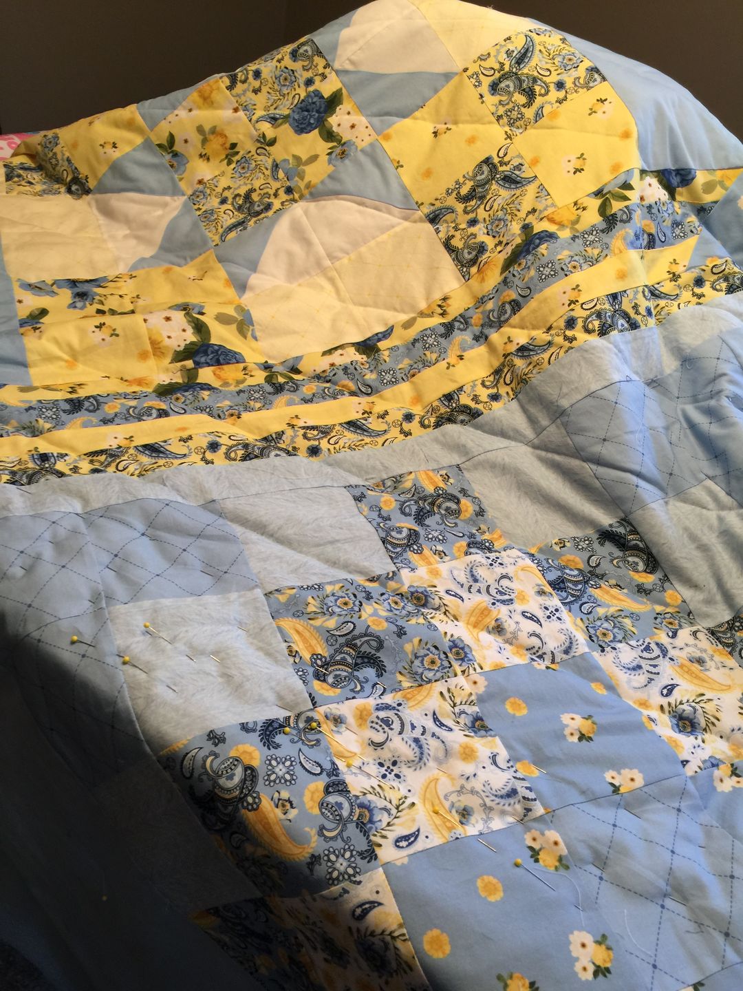 Customer photo review of True Fabrics - Sunshine Blooms - Fabric by the Yard