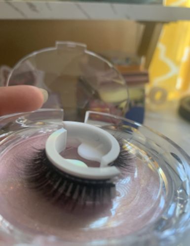 Customer photo review of Reusable Adhesive Eyelashes
