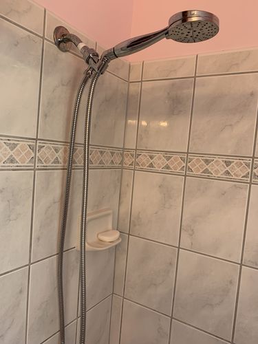 Customer photo review of 3-Spray Low Flow Handheld Shower Head Set