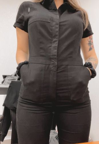 Customer photo review of Pit Crew Jumpsuit Black