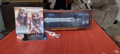 Customer photo review of Hobbit - Thorin's Dwarven Sword Letter Opener