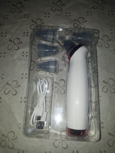 Customer photo review of Electric USB Rechargeable Blackhead and Pore Remover - (FREE DELIVERY)