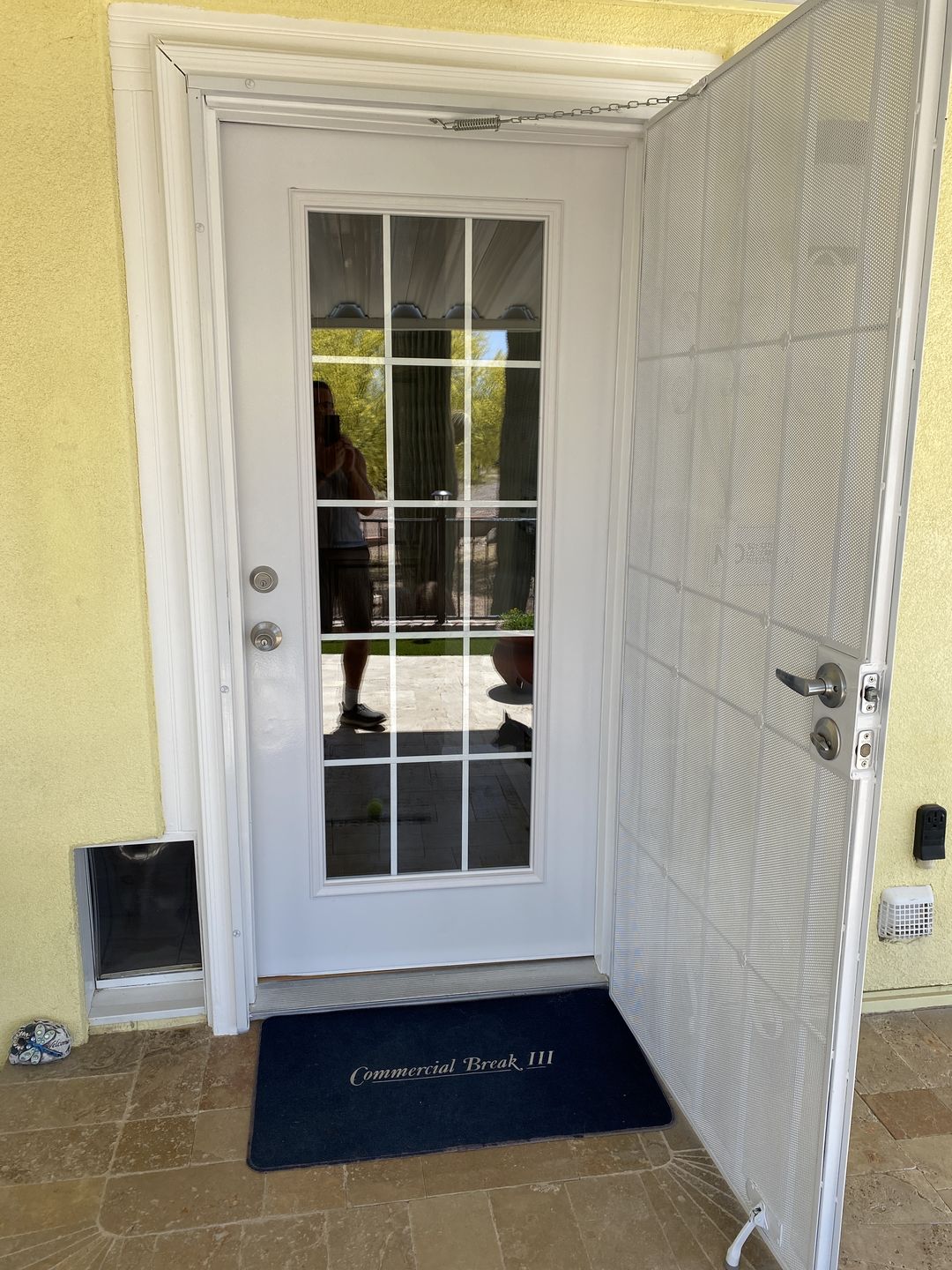 Customer photo review of Grills Between Glass 15 Lite Glass and Frame Kit (Full Lite 22" x 64" Glass Size)