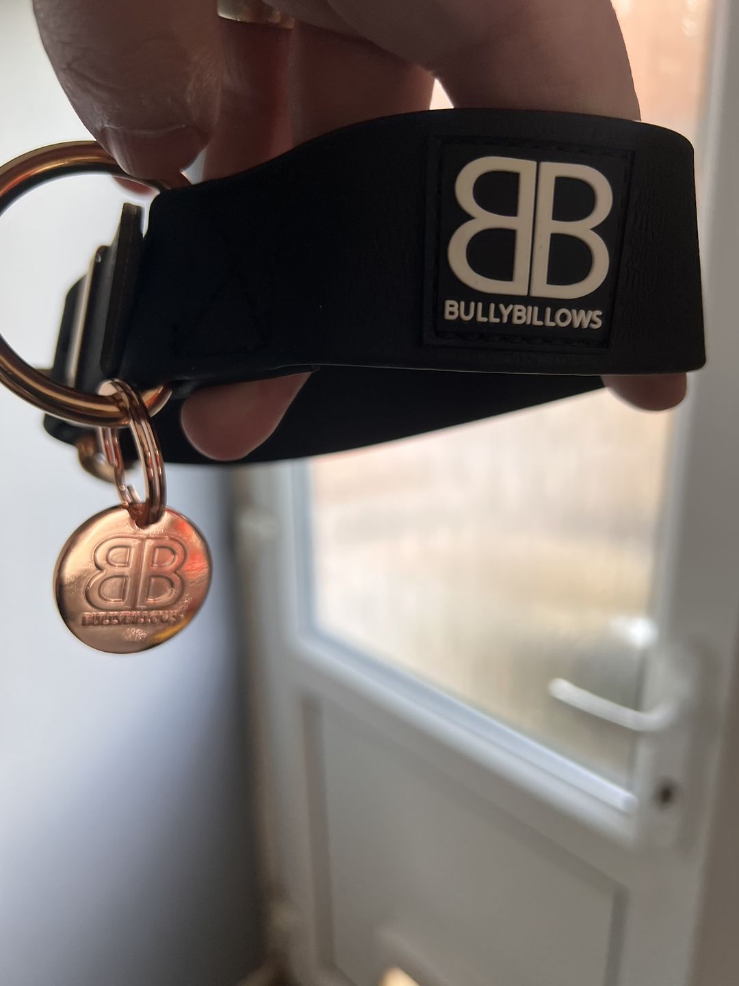 Customer photo review of ID Dog Tag - Rose Gold (With Gift Box)