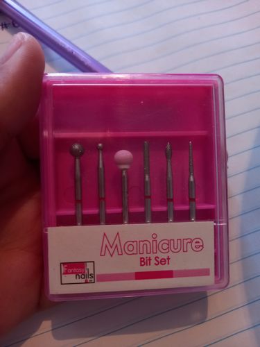 Customer photo review of Manicure Bit Set Fantasy Nails