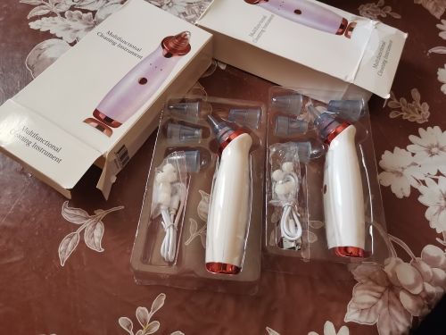 Customer photo review of Electric USB Rechargeable Blackhead and Pore Remover - (FREE DELIVERY)