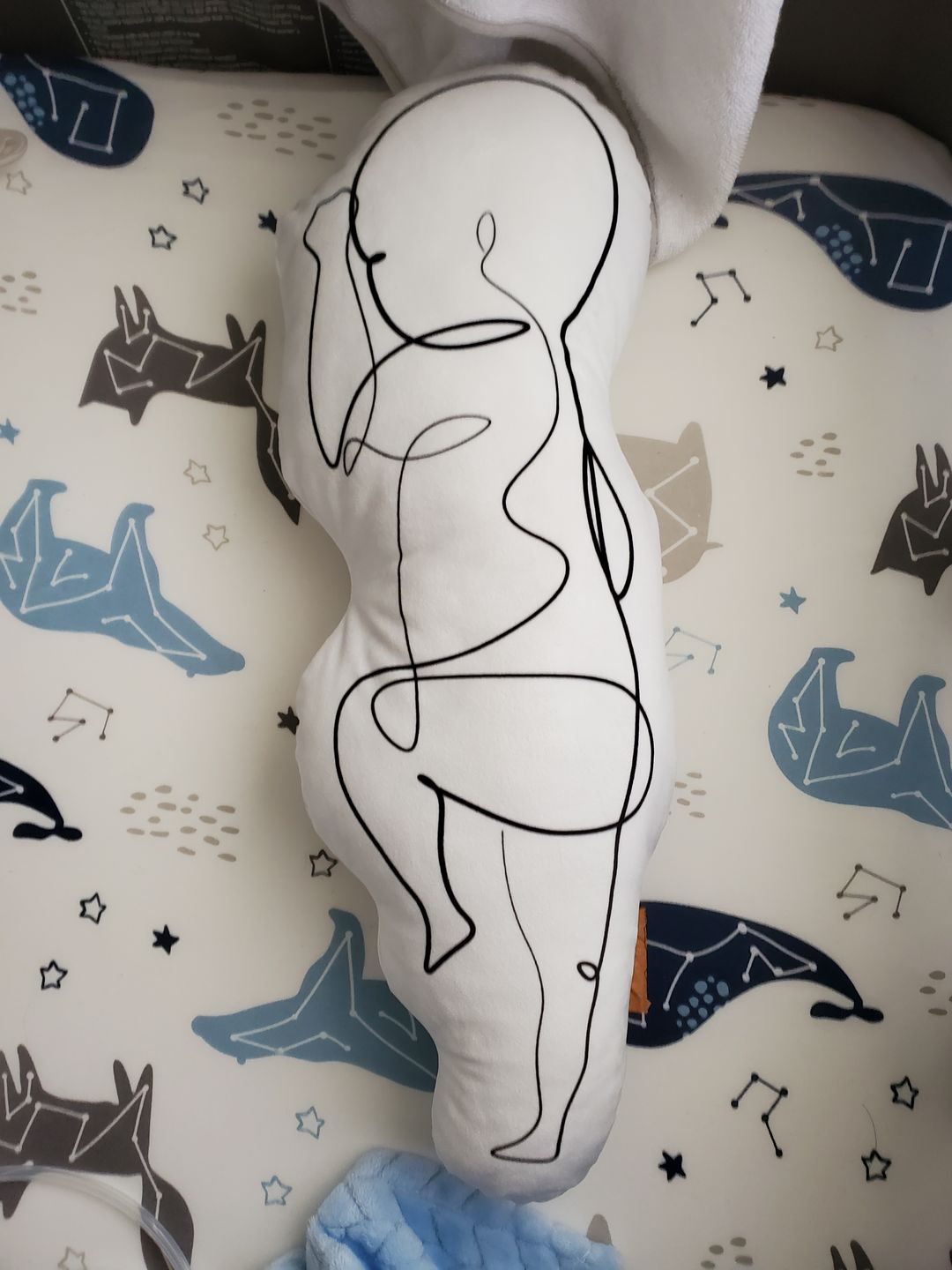 Customer photo review of Birth Pillow Line One