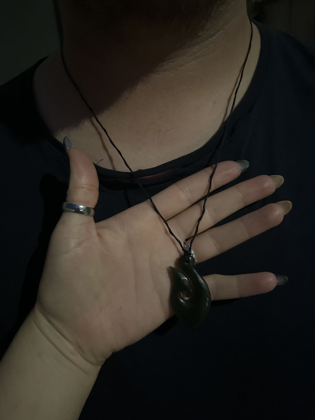 Customer photo review of NZ Waxed Cord with sliding knots