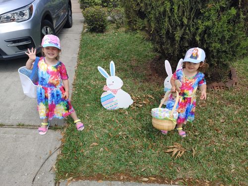 Customer photo review of "Rainbow Tie Dye” [Everyday Collection] Dress