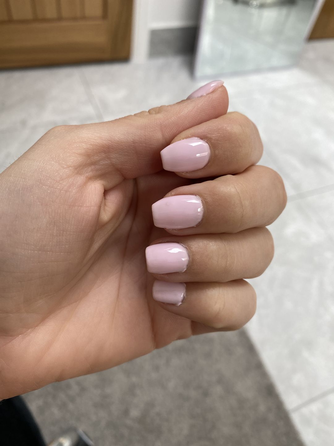 Customer photo review of Semilac 032 Biscuit UV Gel Polish 7ml