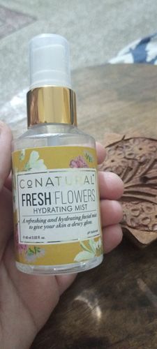 Customer photo review of Fresh Flowers Hydrating Mist