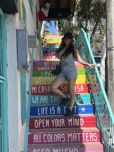 Customer photo review of Cut Off Bodysuit Gray