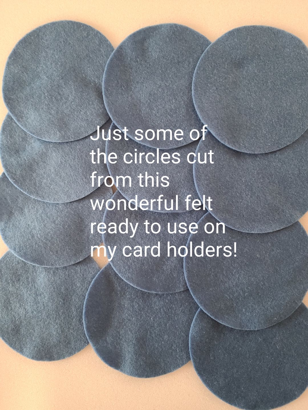 Customer photo review of Acrylic Craft Felt By Yard
