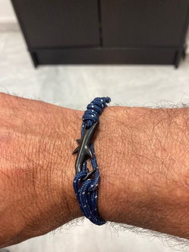 Customer photo review of "Shark" tracking bracelet