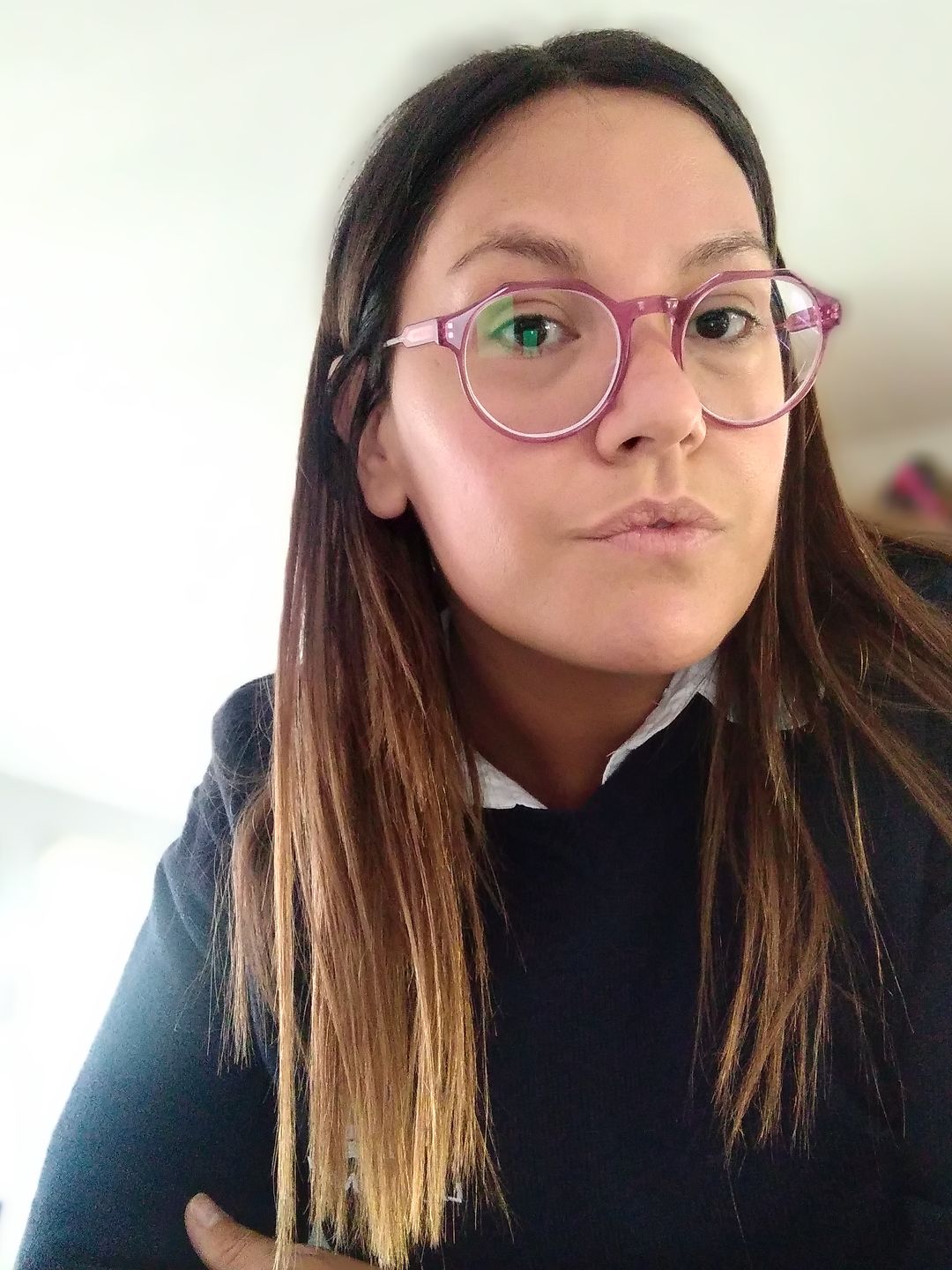 Customer photo review of LENTES ORGANICAS CON ANTIRREFLEX