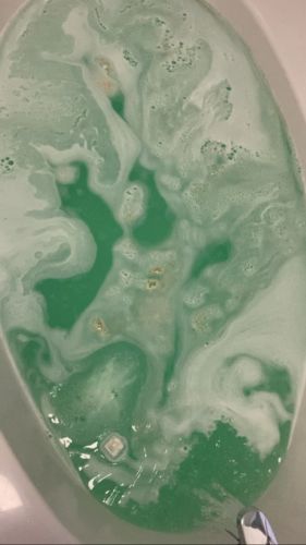 Customer photo review of Frog Prince Bath Bomb - Frog Necklace Collection