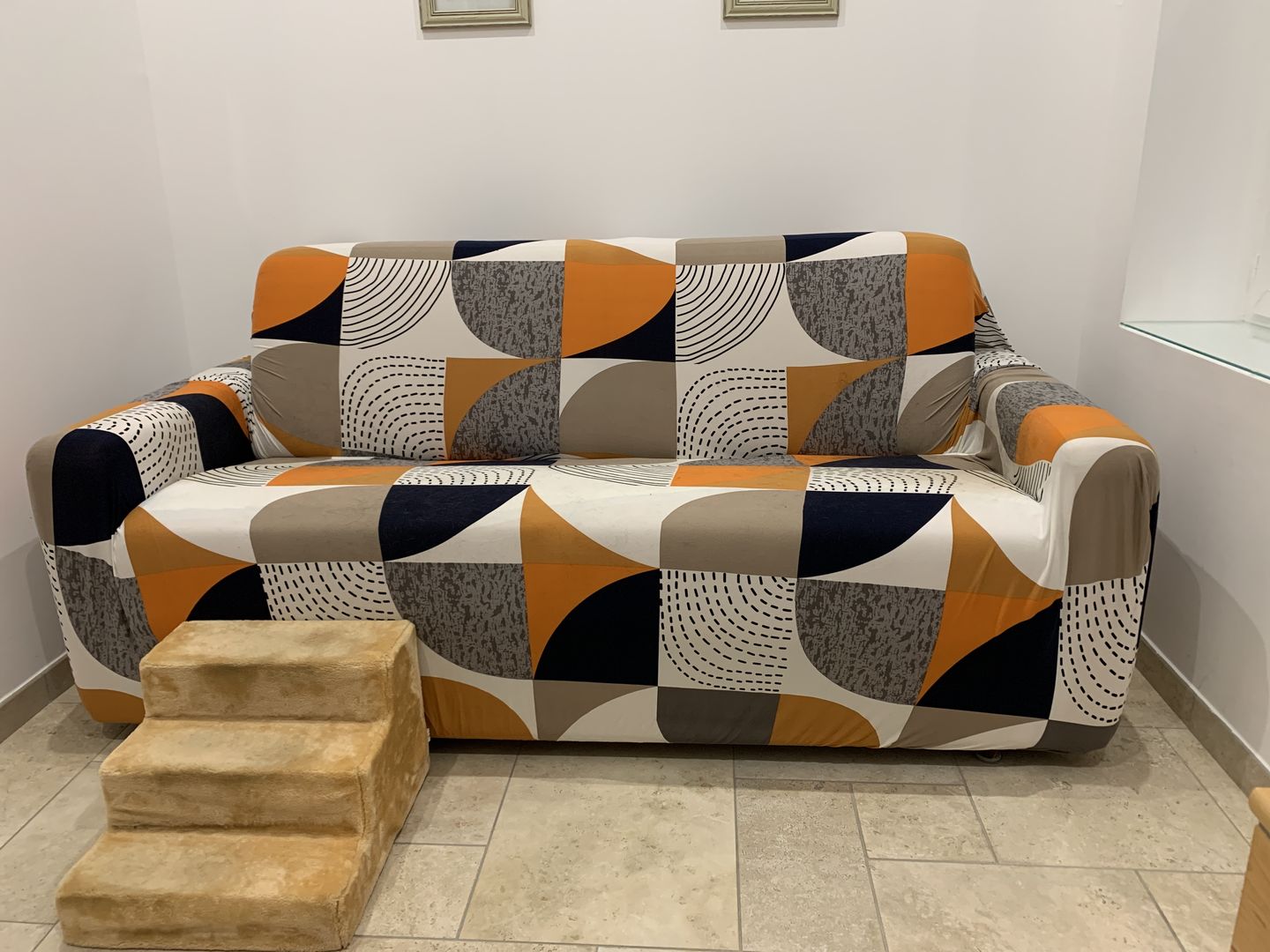 Customer photo review of Vintage - Housses Extensibles de Fauteuil et Canapé