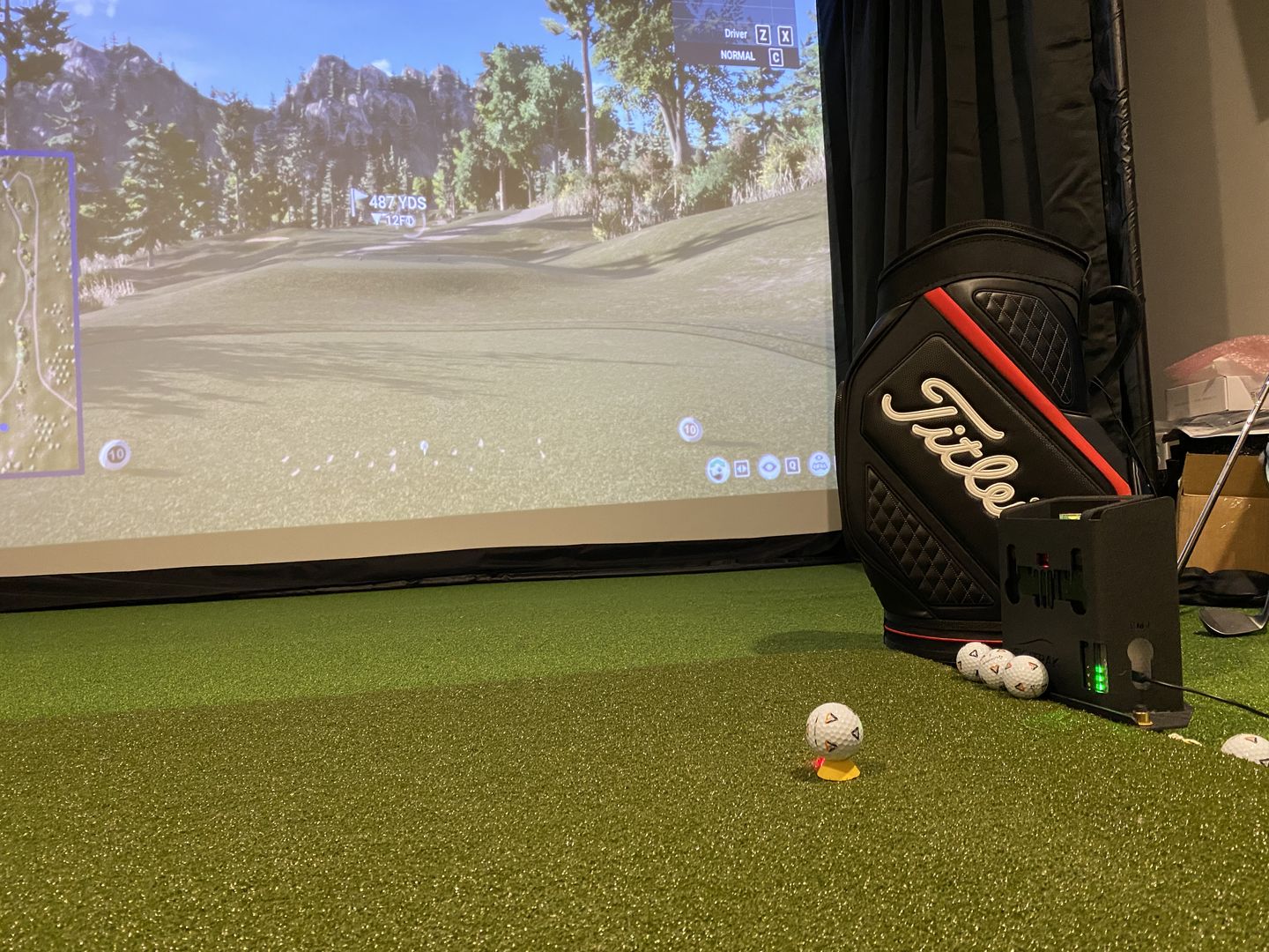 Customer photo review of SkyTrak Launch Monitor and Golf Simulator