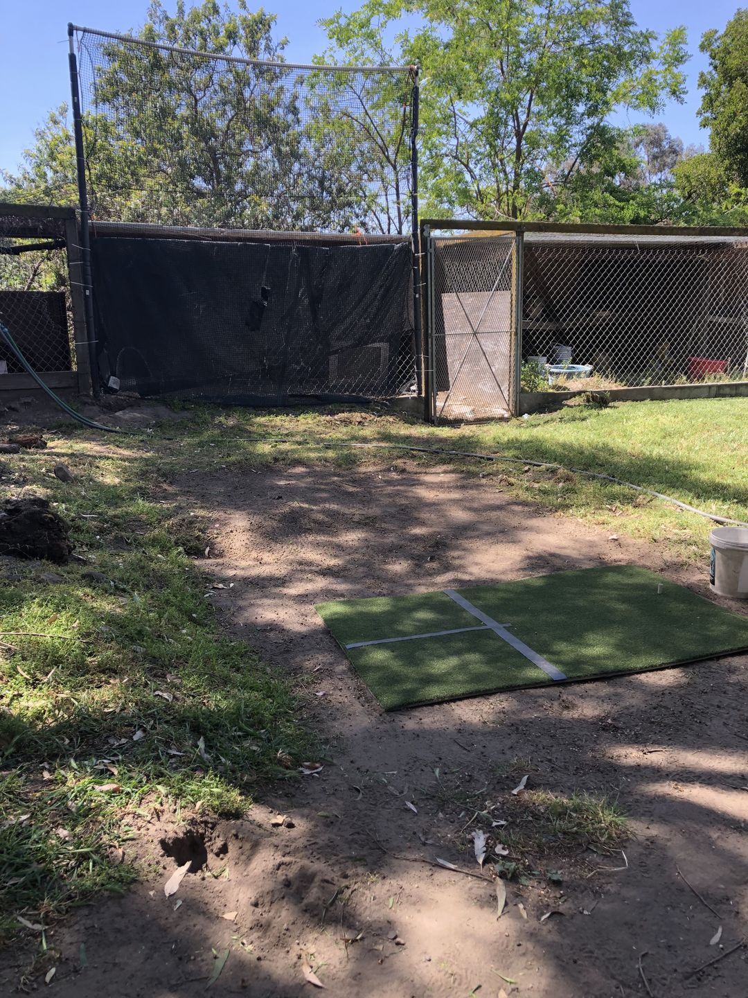 Customer photo review of FairwayHero Golf Mat | Portable Golf Hitting Practice Mat