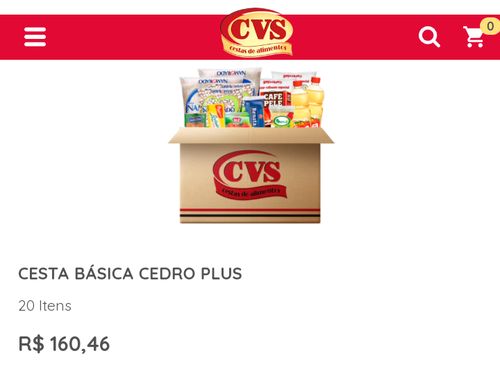 Customer photo review of Cesta Básica Mogno