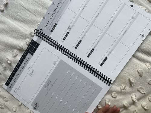 Customer photo review of Self Care Planner - Blush Rose