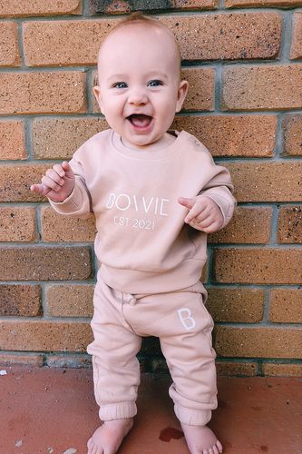 Customer photo review of MLW By Design - Established Personalised Tracksuit | Brown | LIMITED EDITION