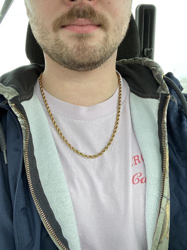 Customer photo review of Rope (Gold) 5mm
