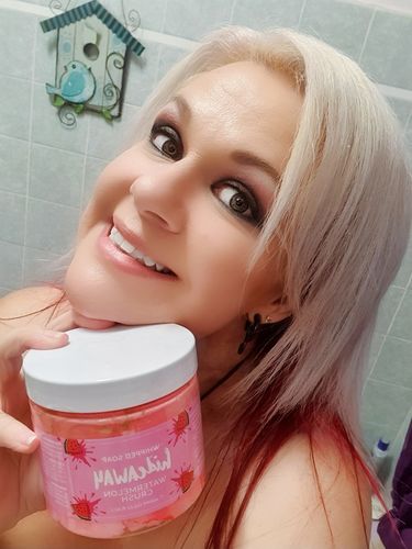 Customer photo review of Dessert Whipped Soap - Watermelon Crush