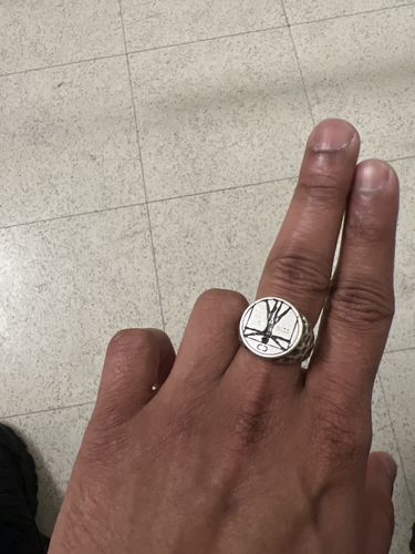 Customer photo review of Vitruvian Ring (Silver)