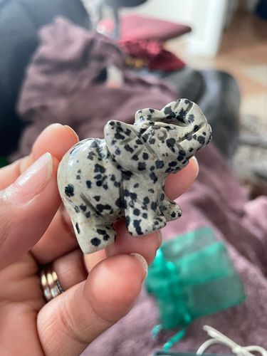 Customer photo review of Crystal Elephants