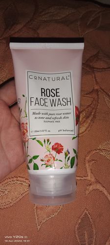 Customer photo review of Rose Face Wash