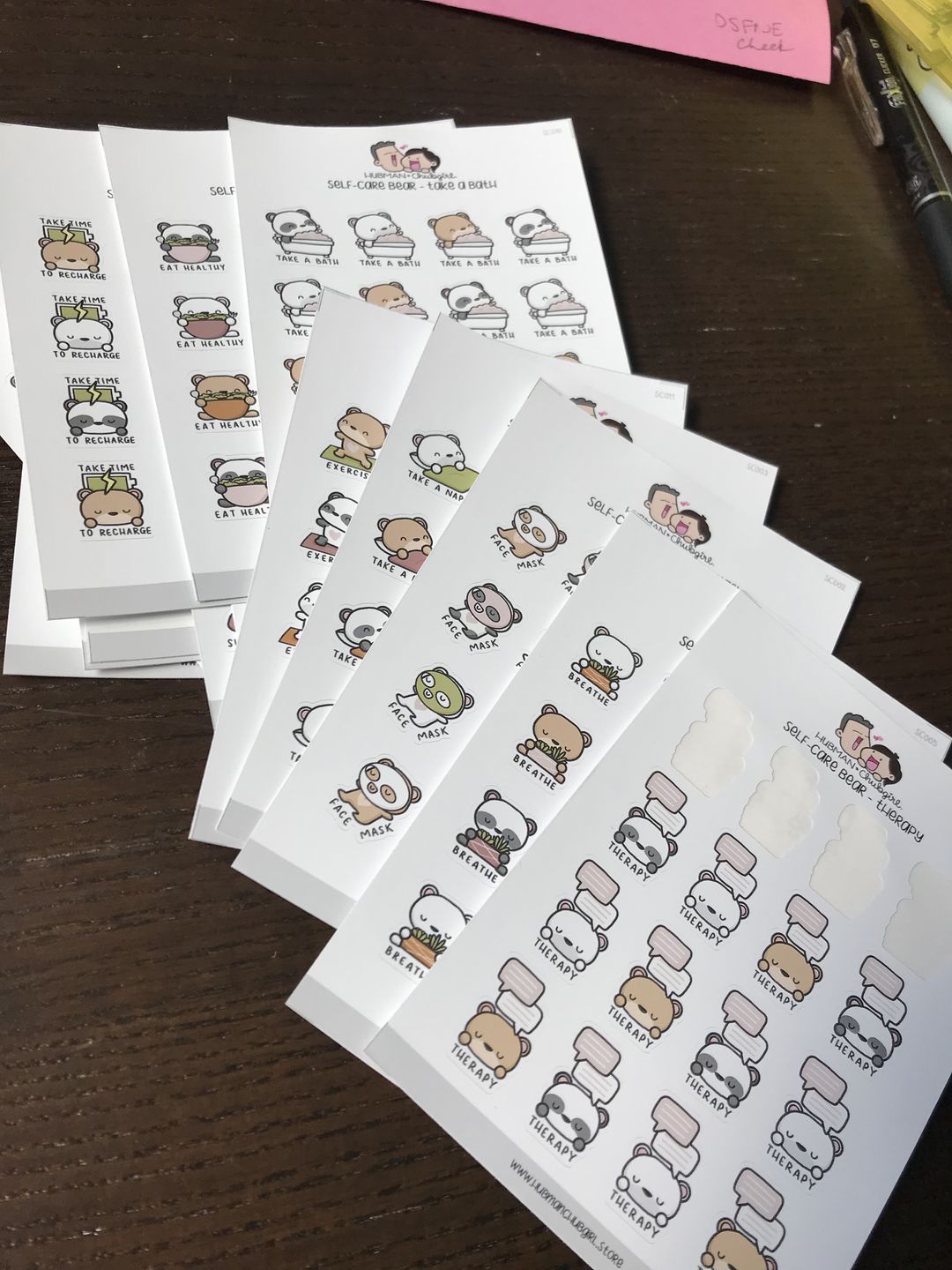 Customer photo review of Self-Care Bears Bundle