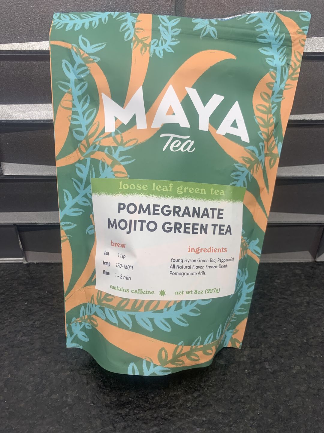 Customer photo review of Pomegranate Mojito Green