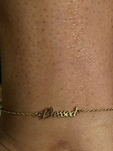 Customer photo review of Signature Anklet
