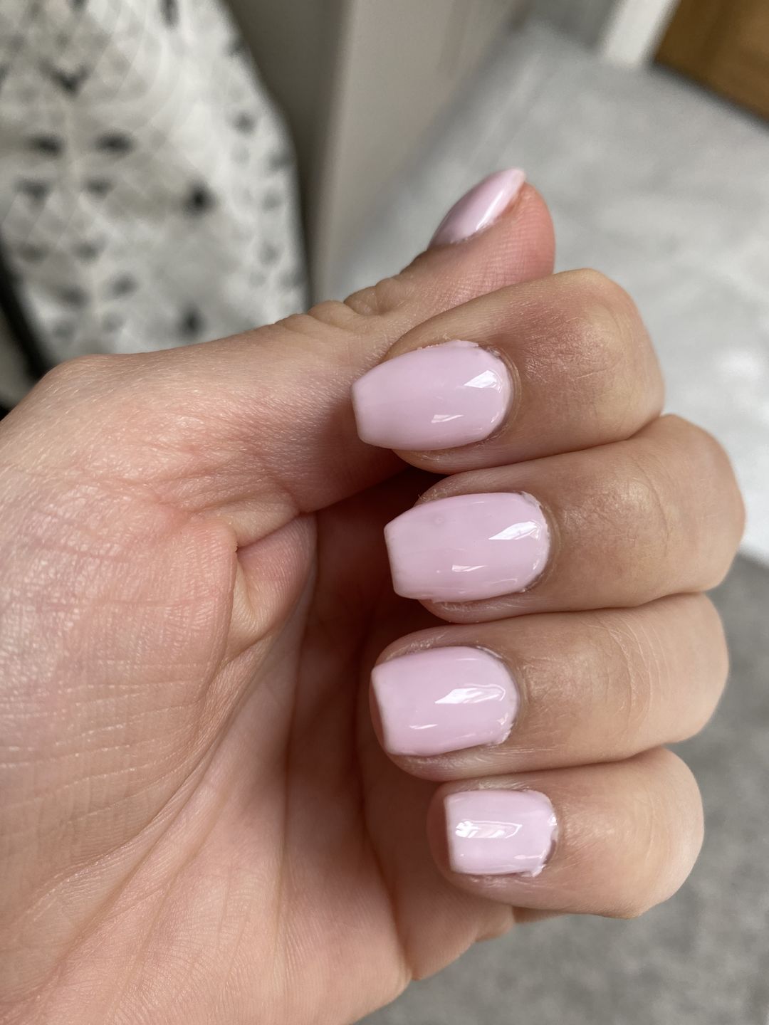 Customer photo review of Semilac Top Coat No Wipe UV Gel Polish 7 ml