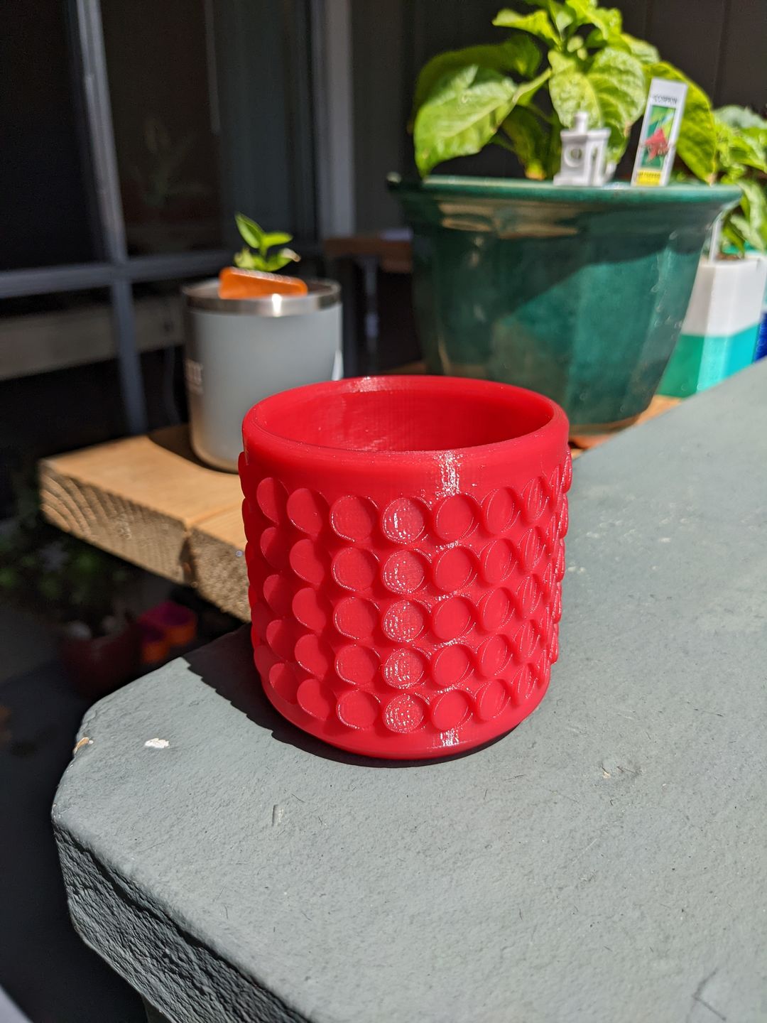 Customer photo review of Candy Red PETG Filament 1.75mm