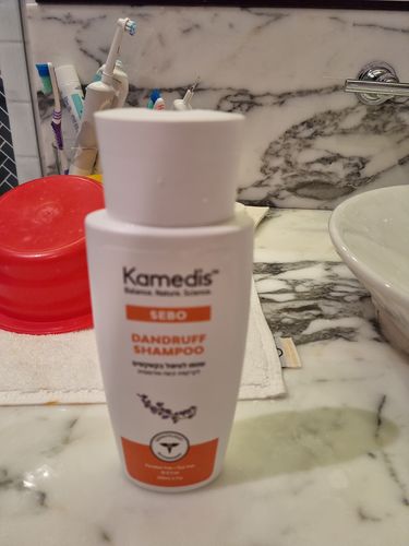 Customer photo review of שמפו טיפולי נגד קשקשים | SEBO DANDRUFF SHAMPOO