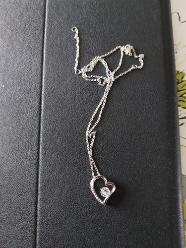 Customer photo review of À la femme de ma vie - Collier coeur Or
