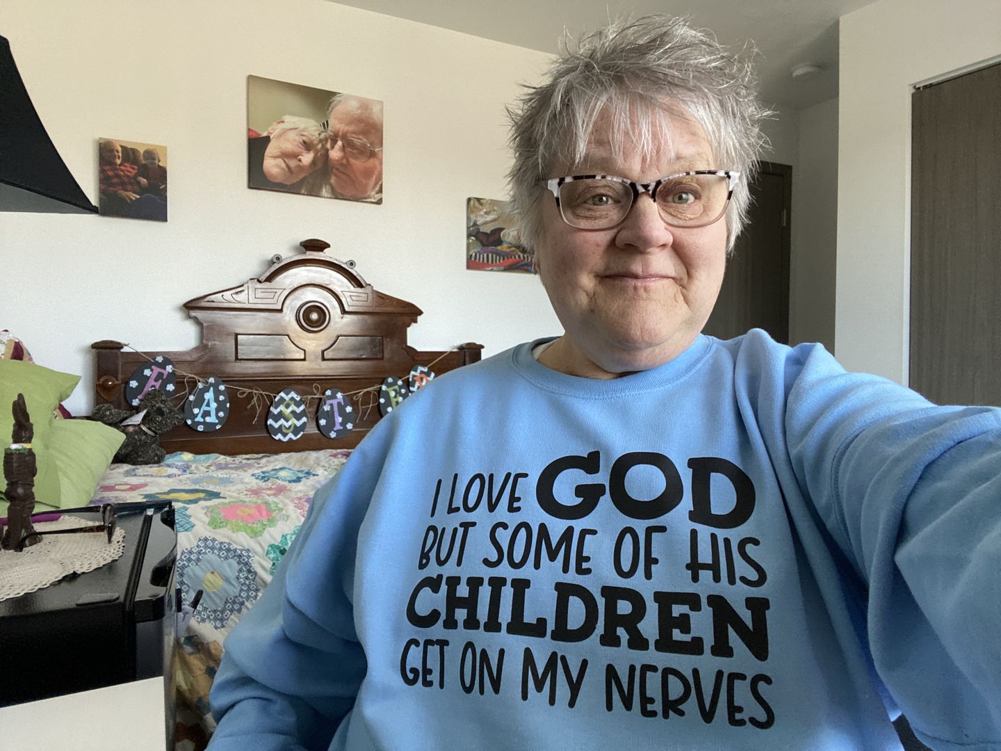 Customer photo review of Some of God's Children Sweatshirt