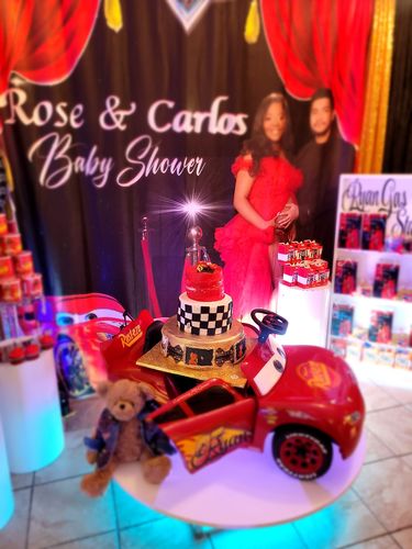 Customer photo review of Custom Fabric Backdrop for Birthday&Baby Shower&Wedding& Any Event Decorations