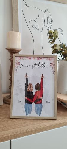 Customer photo review of Best Friends forever - Poster personnalisé