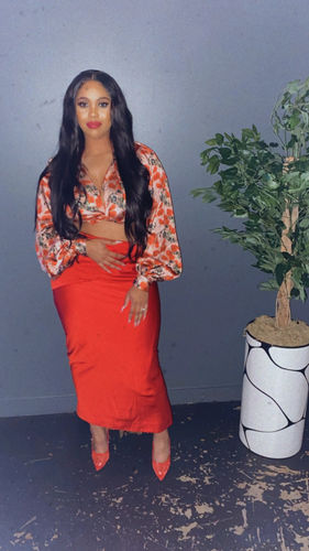 Customer photo review of MESH STILETTO | RED