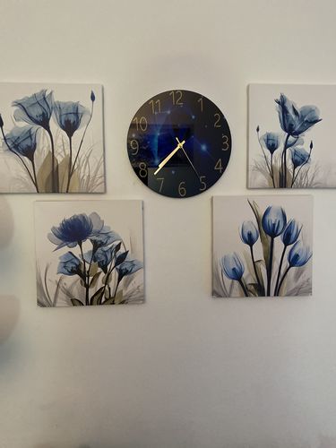 Customer photo review of Modern Visions Geometric Wall Clock