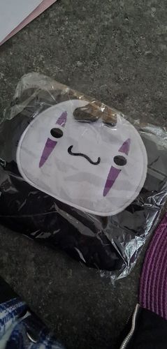 Customer photo review of Kawaii Style Spirited Away No Face Crossbody Bag