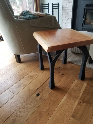 Customer photo review of Metal Bench Legs - 118 Faras - 16" - Set of 4 pcs